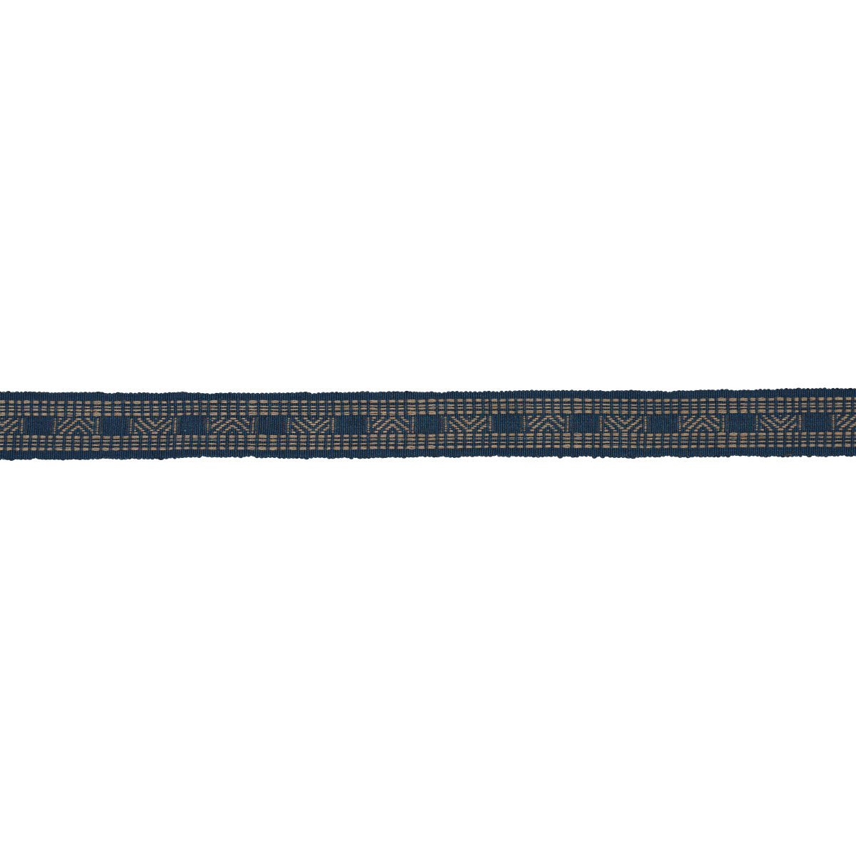 Purchase 83980 | Nael Linen Cotton Tape, Indigo - Schumacher Trim