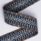 Purchase 84020 | Helena Linen Cotton Tape, Indigo - Schumacher Trim