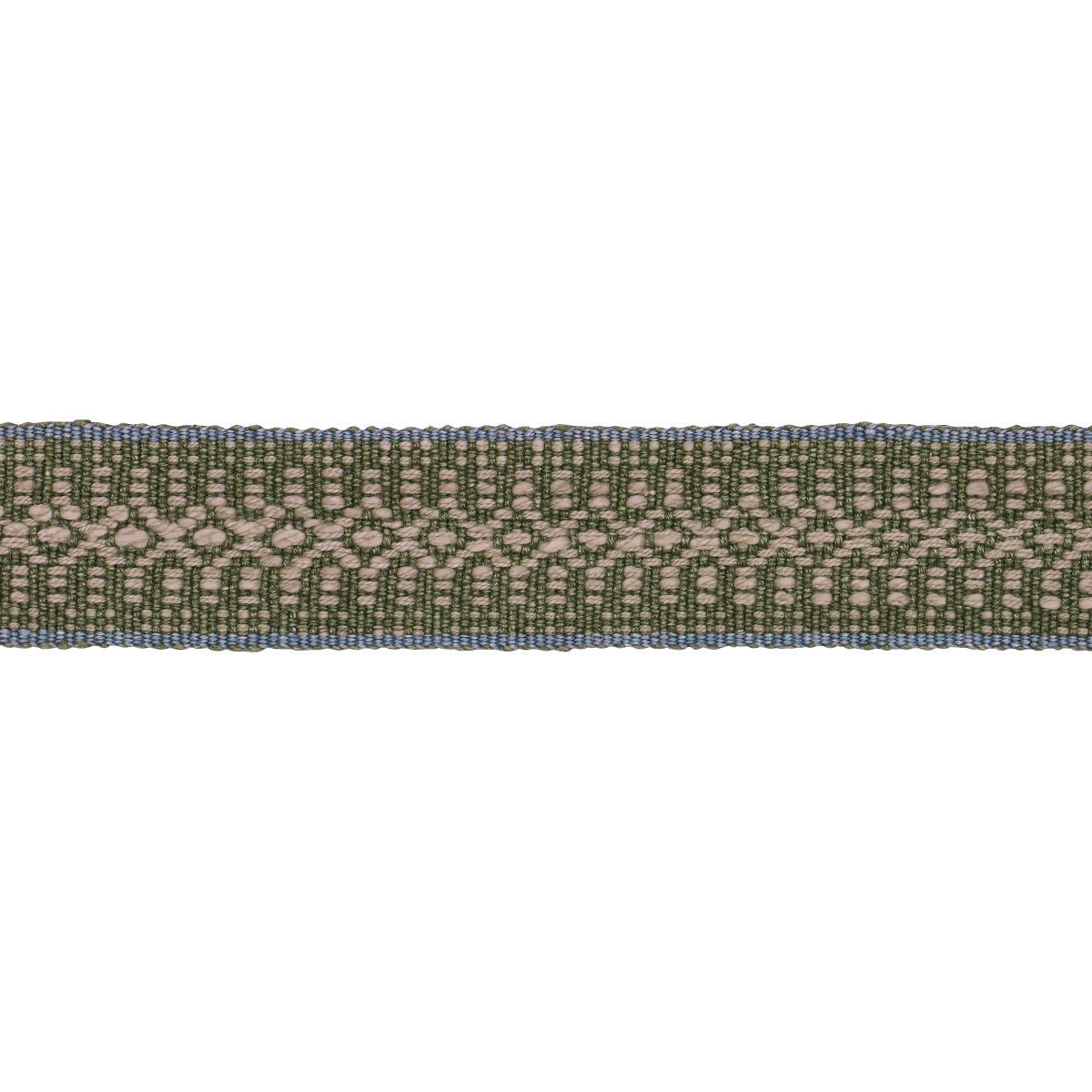 Purchase 84022 | Helena Linen Cotton Tape, Fern - Schumacher Trim