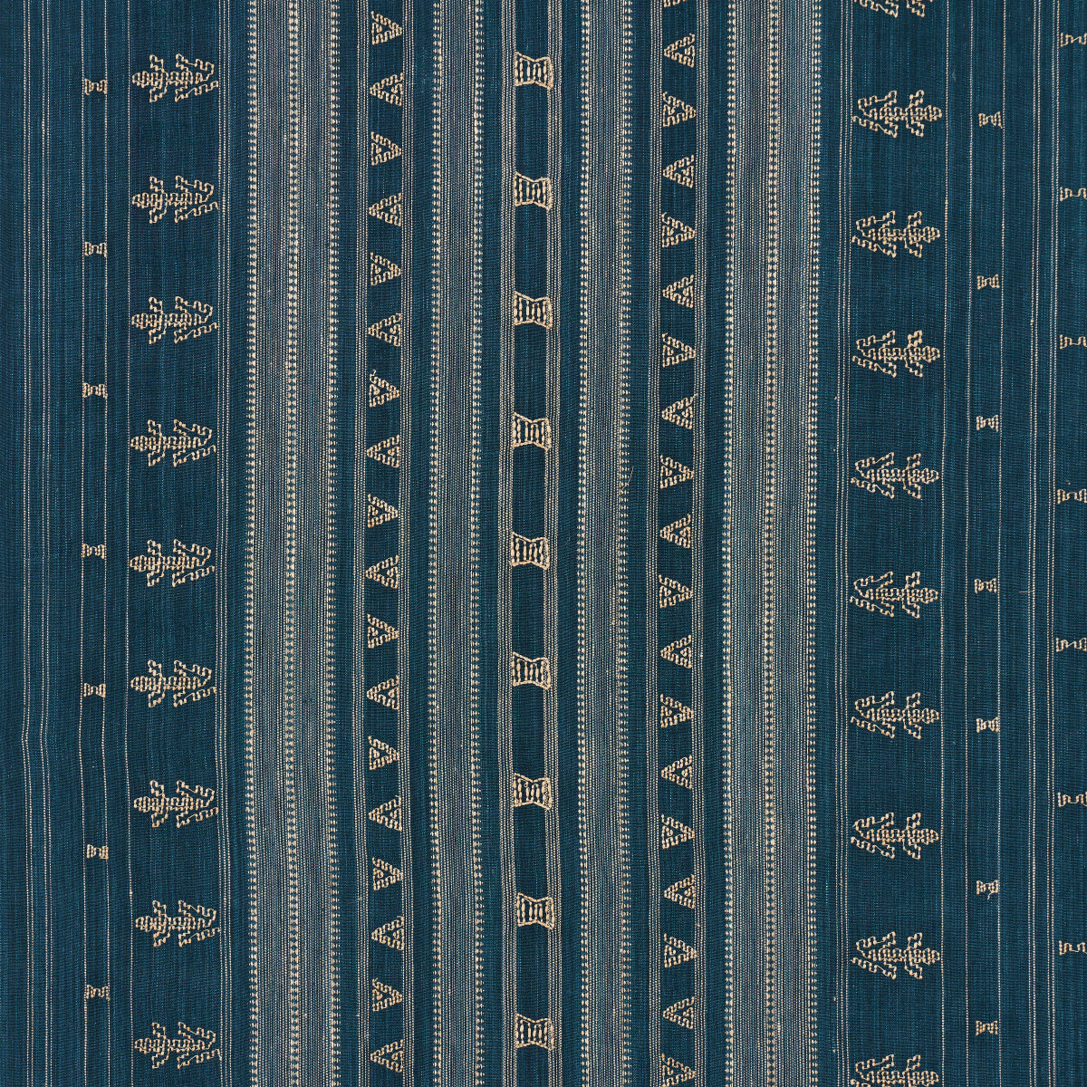Purchase 84060 | Nima Embroidered Cotton Linen, Indigo - Schumacher Fabric