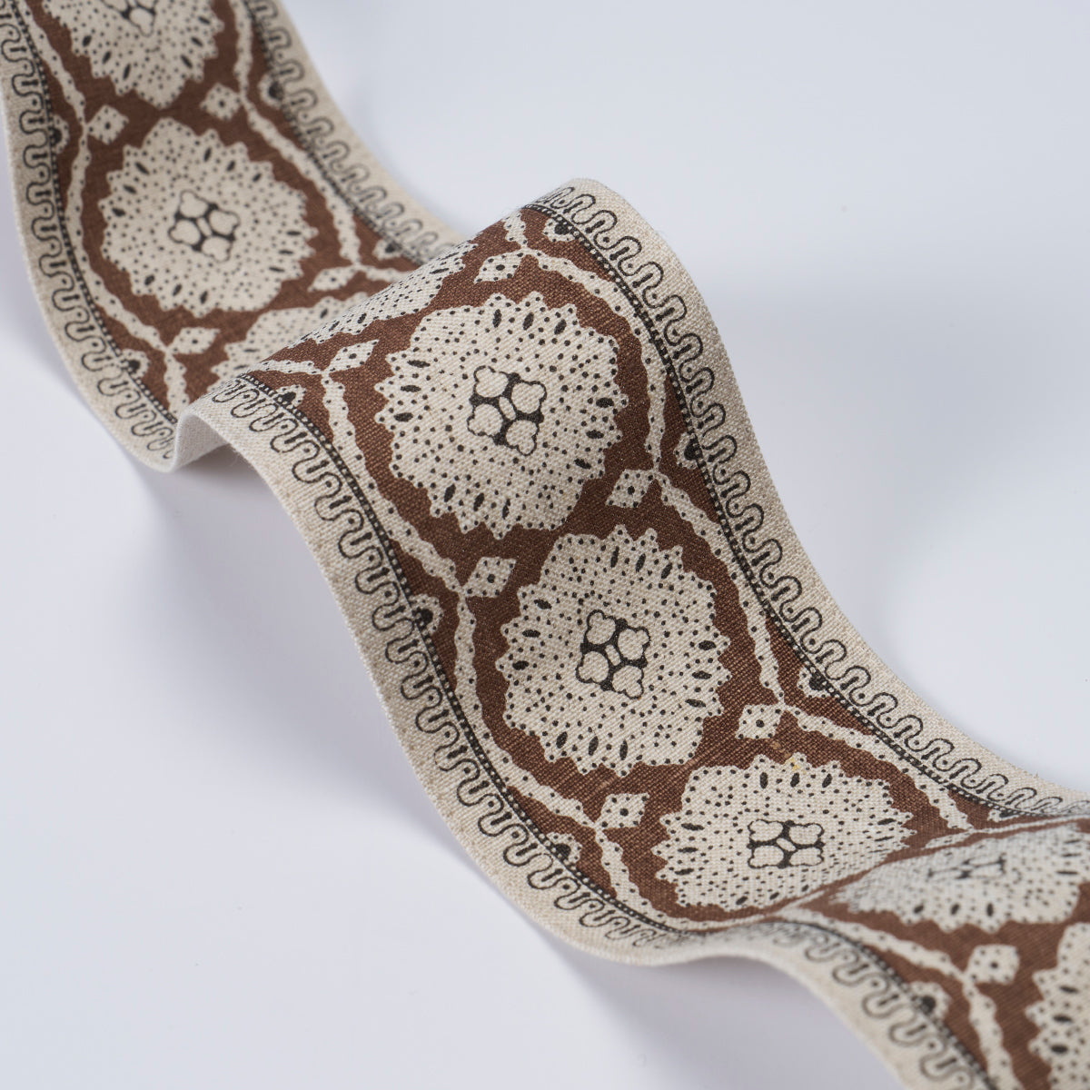 Purchase 84331 | Maximilian Tape, Brown - Schumacher Trim