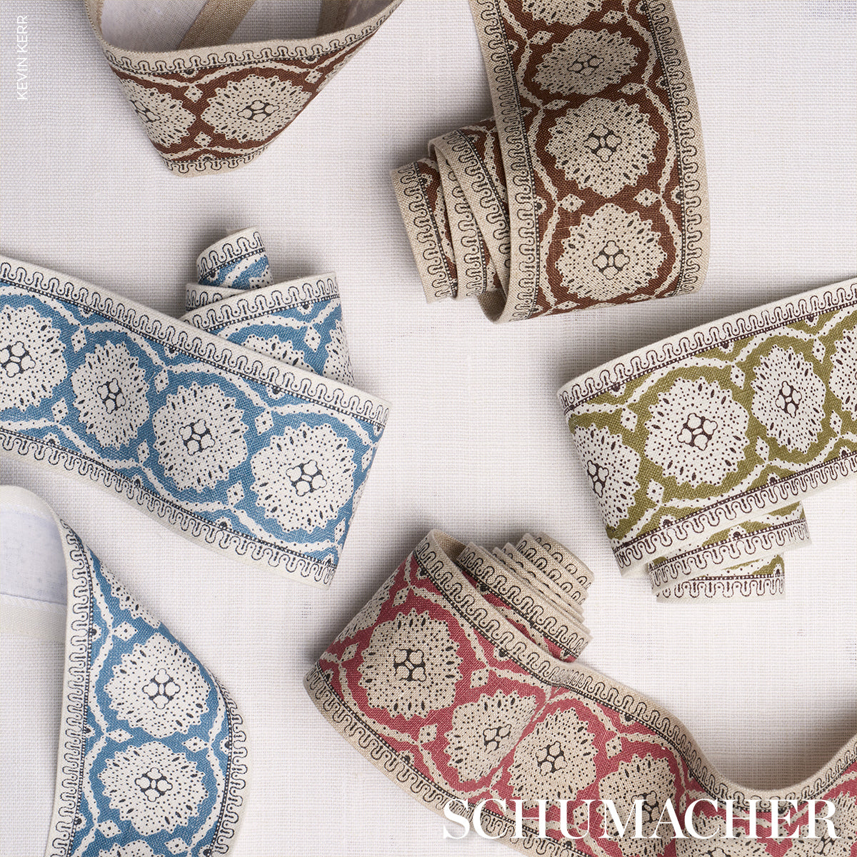 Purchase 84331 | Maximilian Tape, Brown - Schumacher Trim