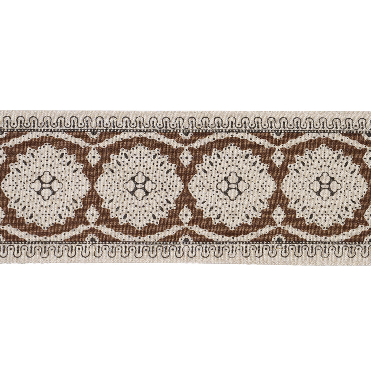 Purchase 84331 | Maximilian Tape, Brown - Schumacher Trim