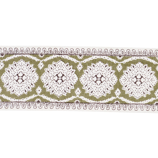Purchase 84332 | Maximilian Tape, Green - Schumacher Trim