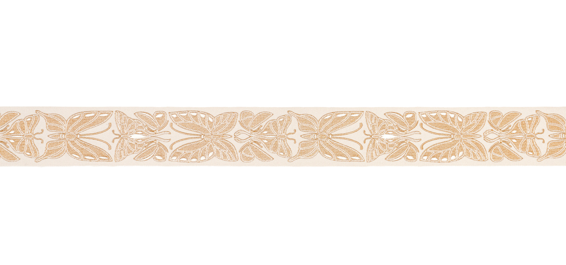 Purchase 84381 | Metamorphosis Tape, Ivory & Gold - Schumacher Trim