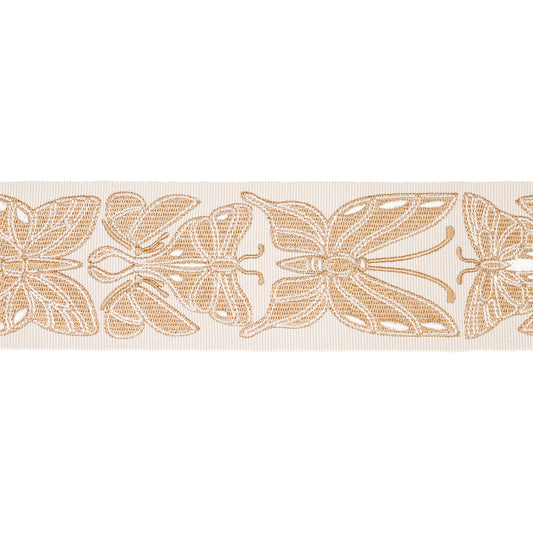 Purchase 84381 | Metamorphosis Tape, Ivory & Gold - Schumacher Trim