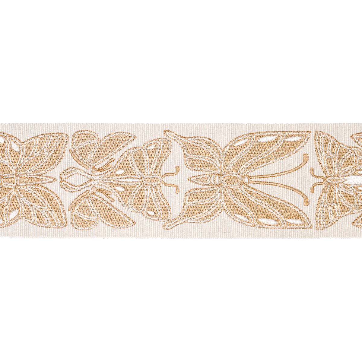 Purchase 84381 | Metamorphosis Tape, Ivory & Gold - Schumacher Trim
