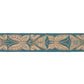 Purchase 84382 | Metamorphosis Tape, Teal & Gold - Schumacher Trim