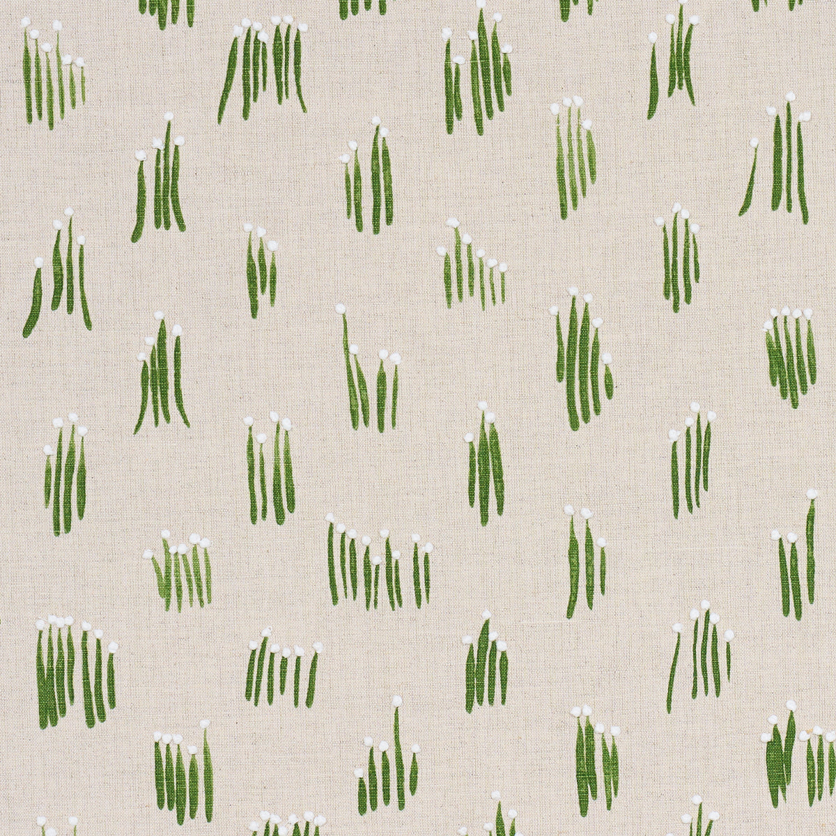 Purchase 84391 | Meadow Button Hand Embroidery, Neutral - Schumacher Fabric