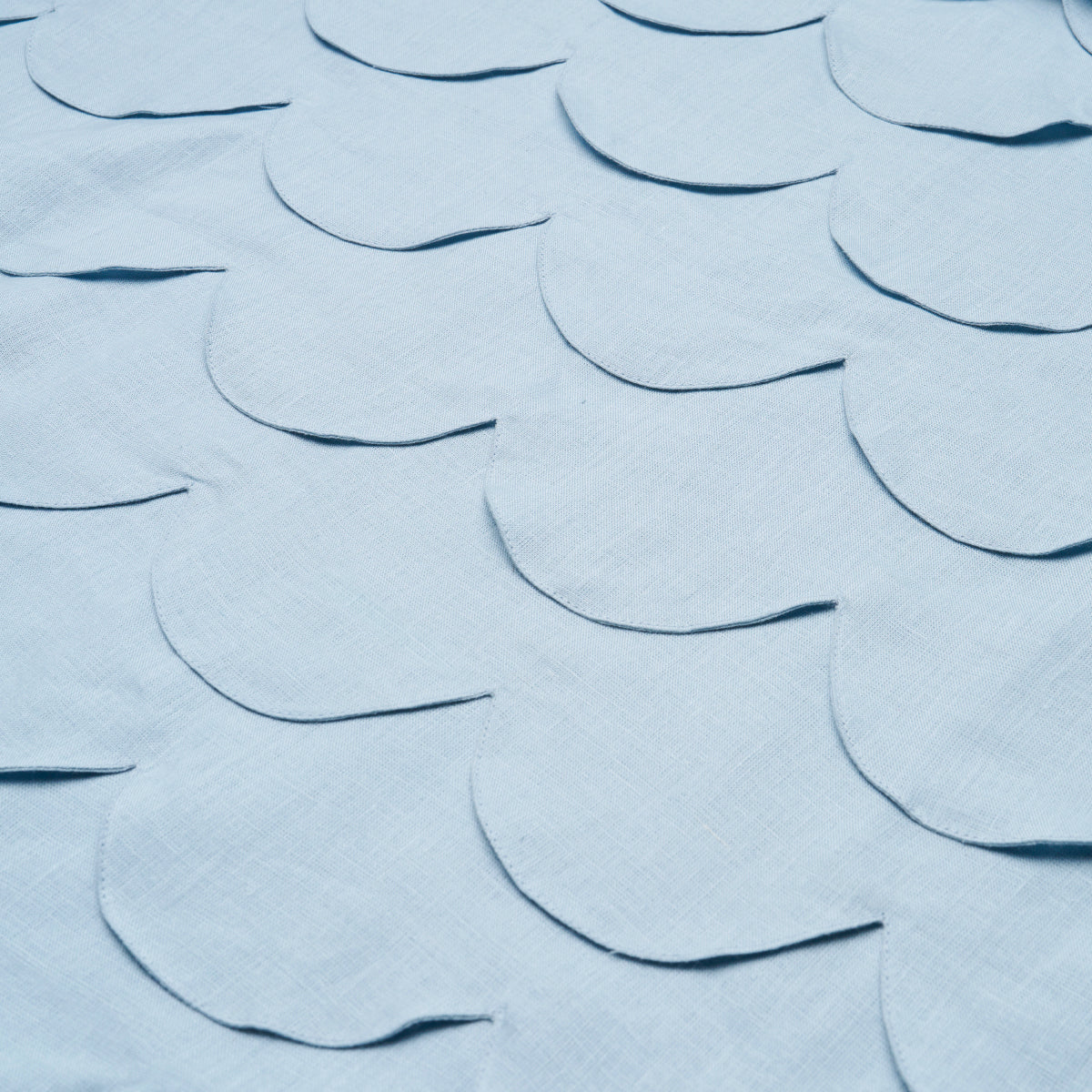 Purchase 84401 | Prep School Hand Pieced Scallop, Blue - Schumacher Fabric