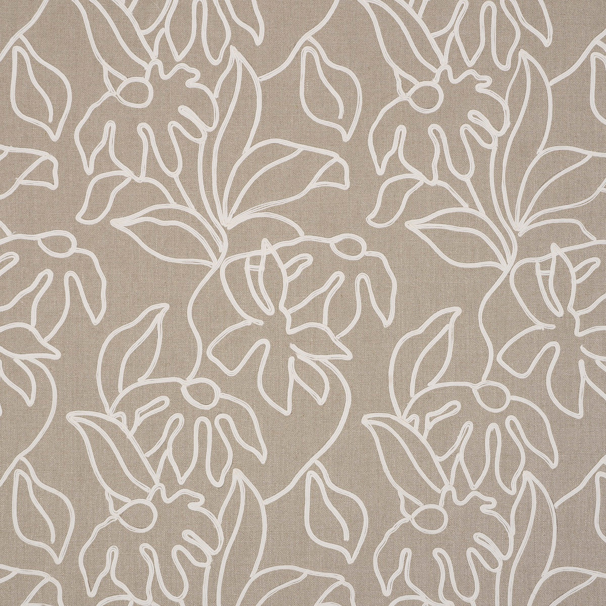 Purchase 84410 | Lola Embroidery, Flax - Schumacher Fabric