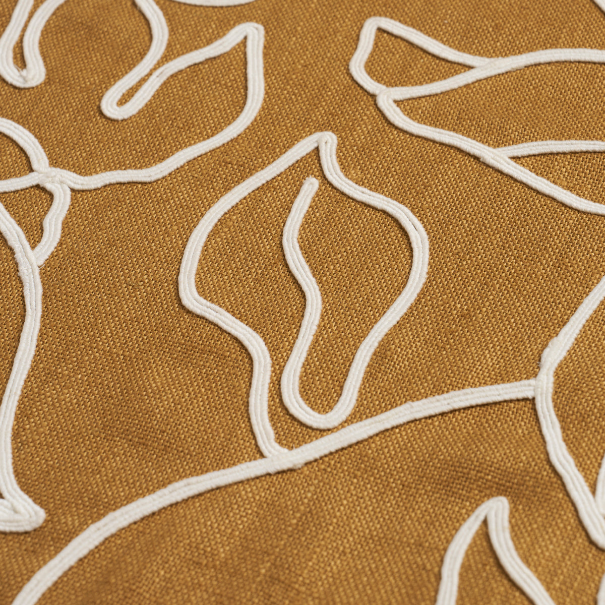 Purchase 84411 | Lola Embroidery, Saffron - Schumacher Fabric