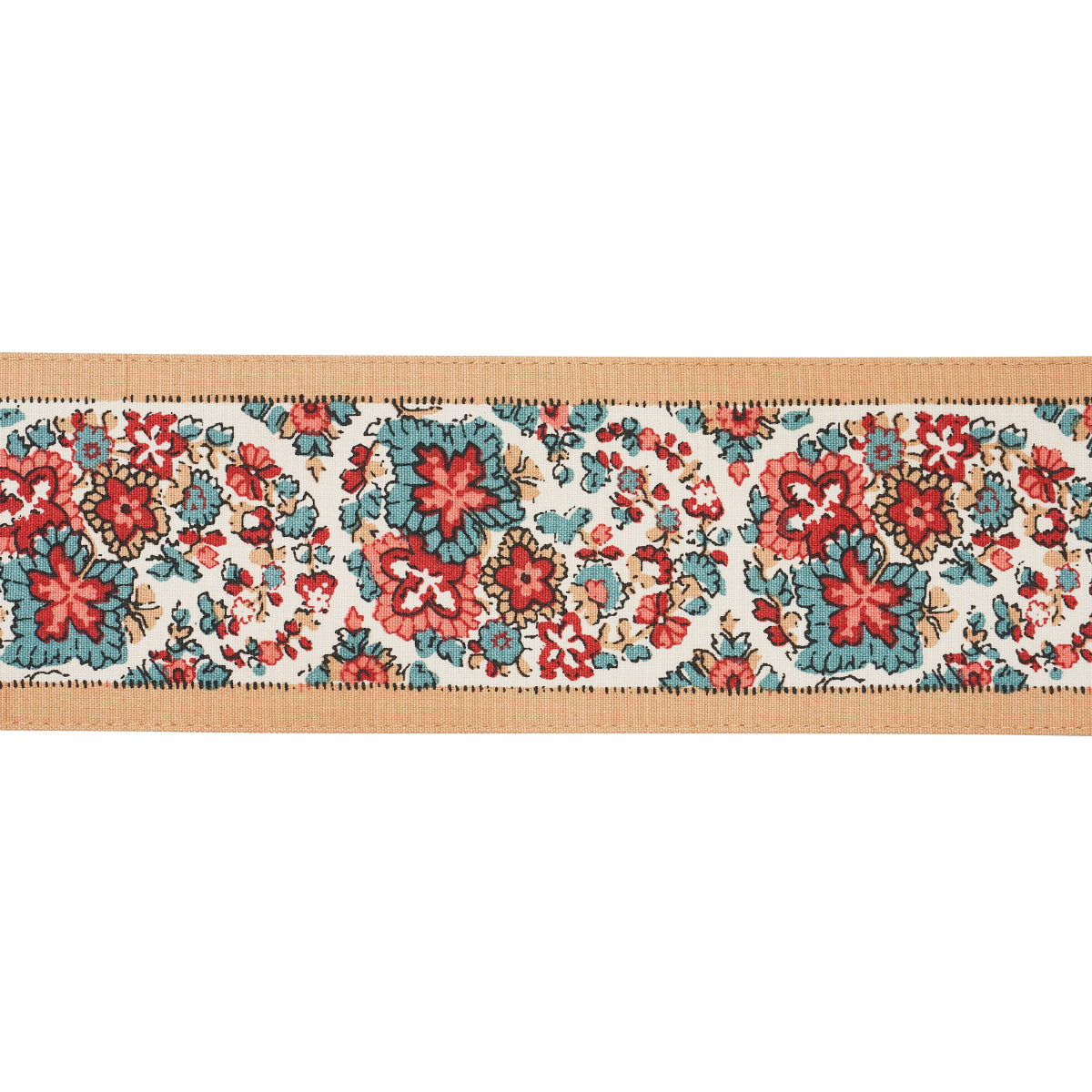 Purchase 84441 | Ines Paisley Trim, Rouge & Noir - Schumacher Trim