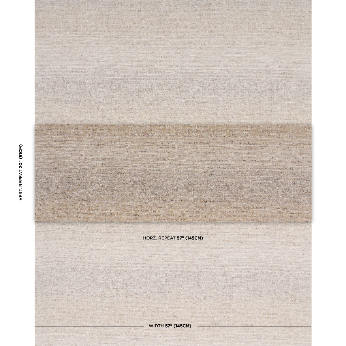 Purchase 84460 | Liora Linen Ombré, Natural - Schumacher Fabric