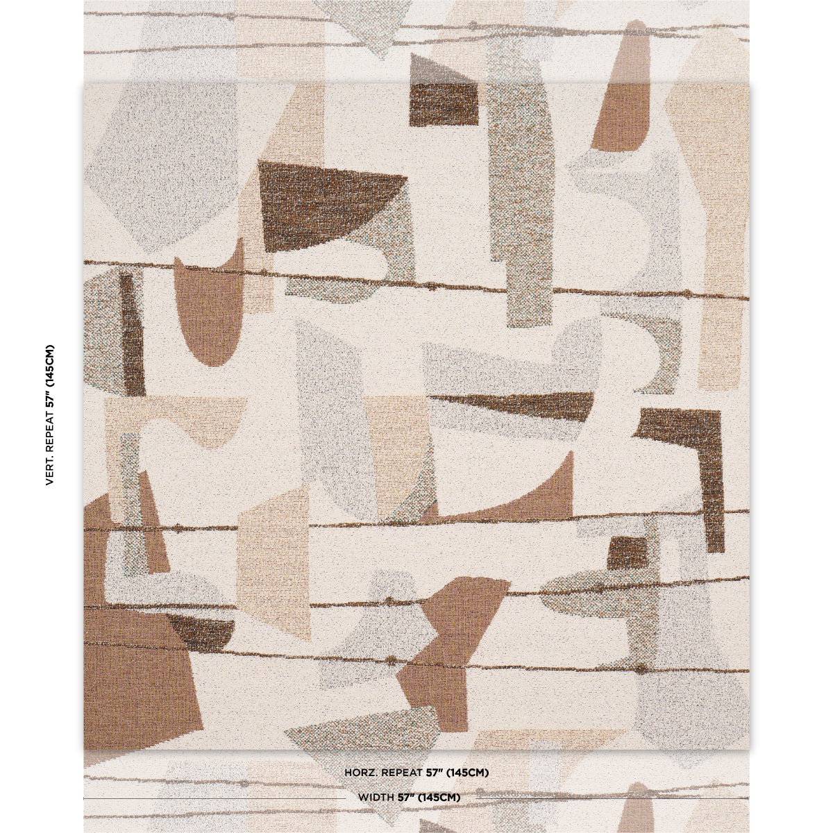 84480 | Speakeasy, Sepia Multi - Schumacher Fabric