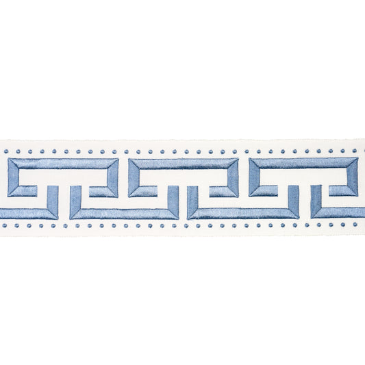 Purchase 84581 | Margo Fret, Porcelain - Schumacher Trim
