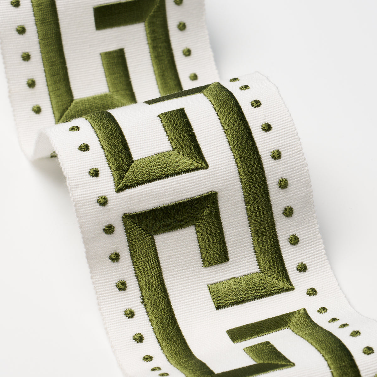 Purchase 84582 | Margo Fret, Green - Schumacher Trim