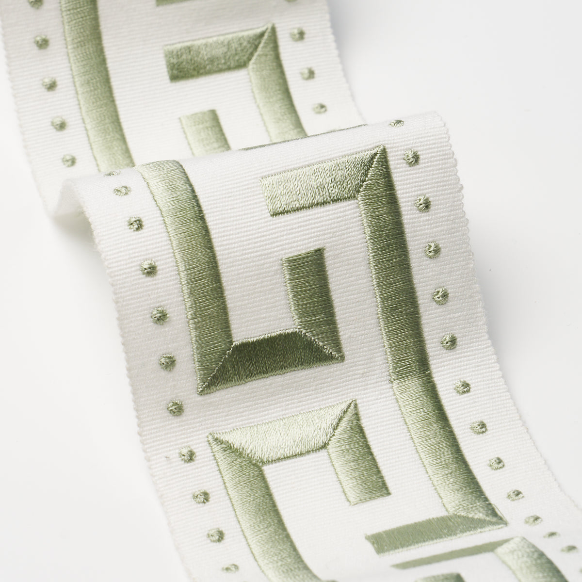 Purchase 84583 | Margo Fret, Celadon - Schumacher Trim