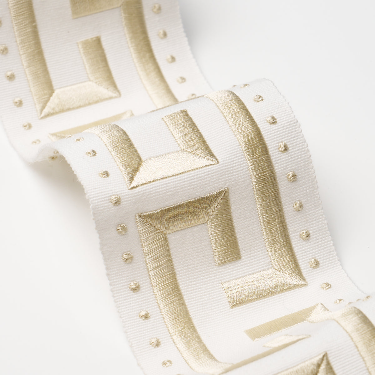 Purchase 84584 | Margo Fret, Ivory - Schumacher Trim