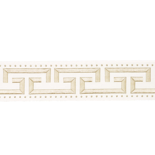 Purchase 84584 | Margo Fret, Ivory - Schumacher Trim