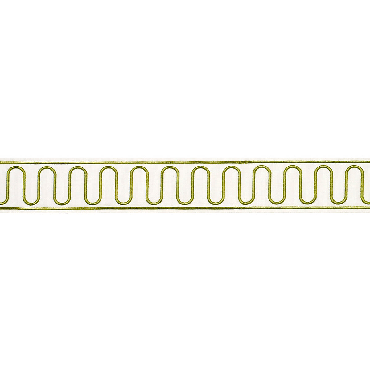 Purchase 84622 | Royere Scroll, Green - Schumacher Trim