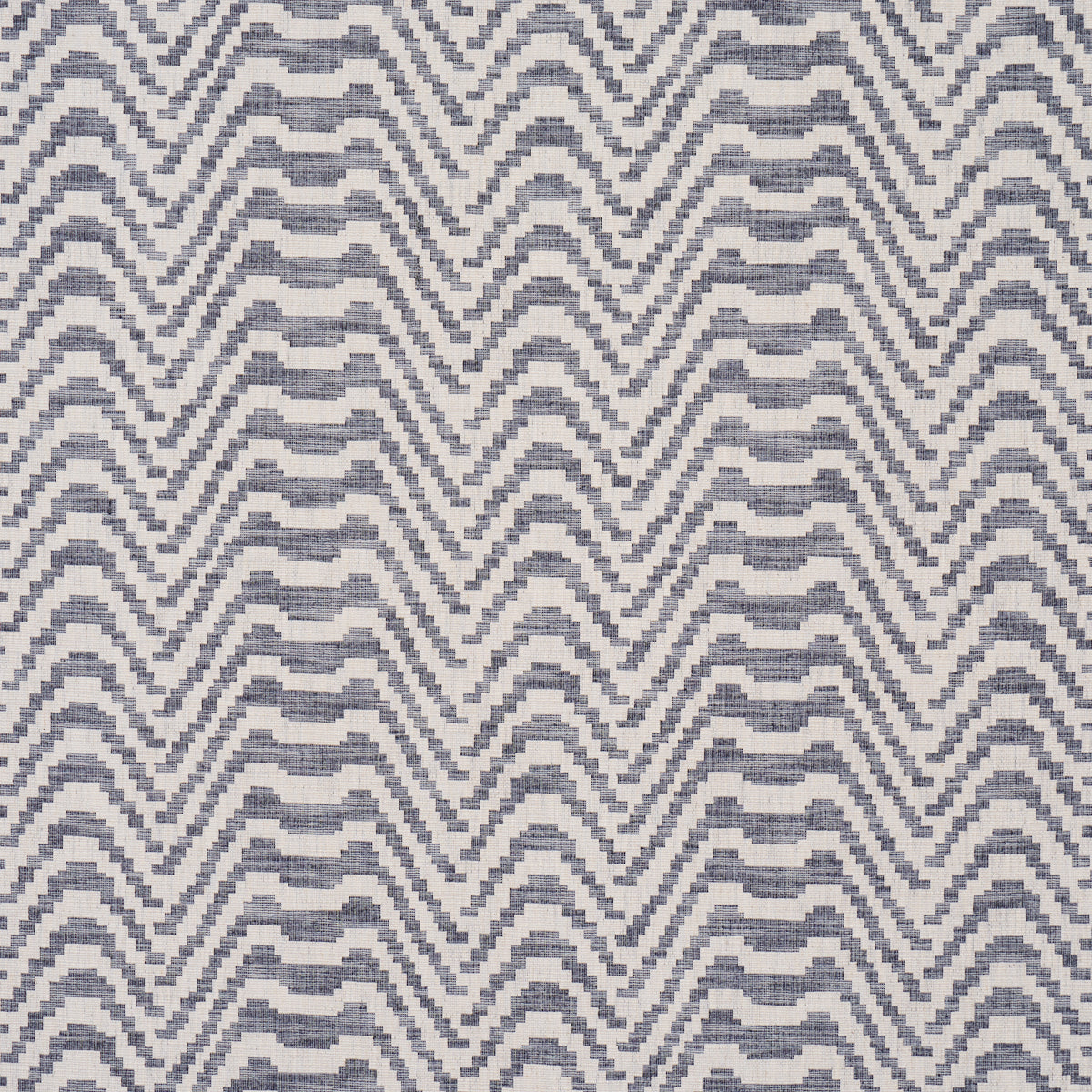 Purchase 84640 | Stepped Chevron, Indigo - Schumacher Fabric