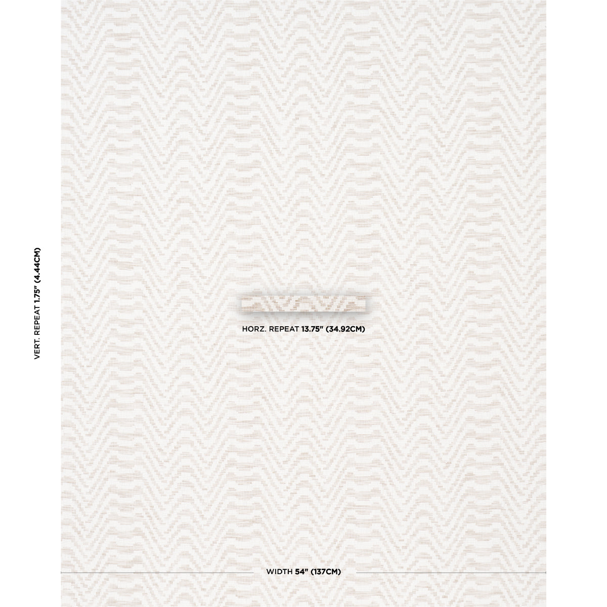 Purchase 84641 | Stepped Chevron, Linen - Schumacher Fabric