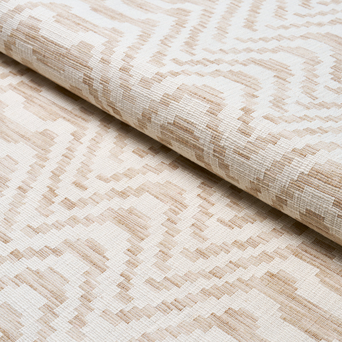 Purchase 84641 | Stepped Chevron, Linen - Schumacher Fabric