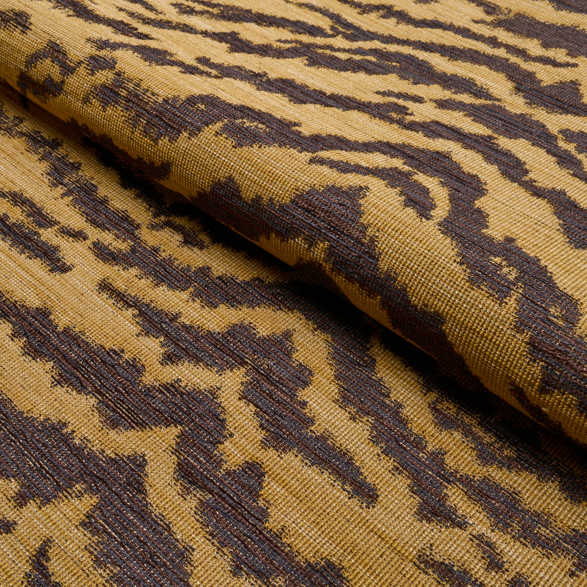 84650 | Shivalik Hills Tiger, Gold - Schumacher Fabric