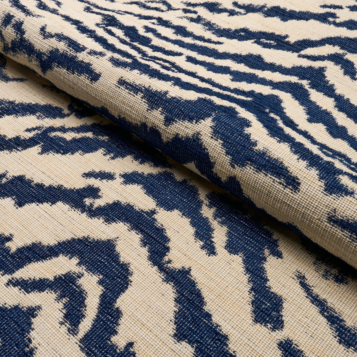 Purchase 84651 | Shivalik Hills Tiger, Indigo - Schumacher Fabric