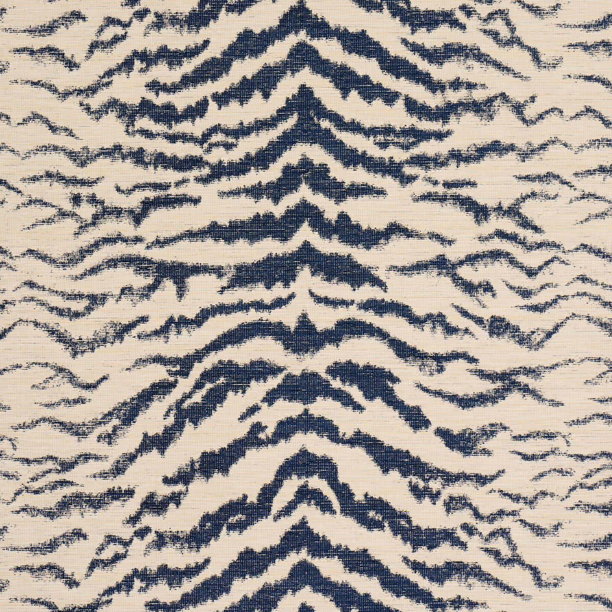 Purchase 84651 | Shivalik Hills Tiger, Indigo - Schumacher Fabric