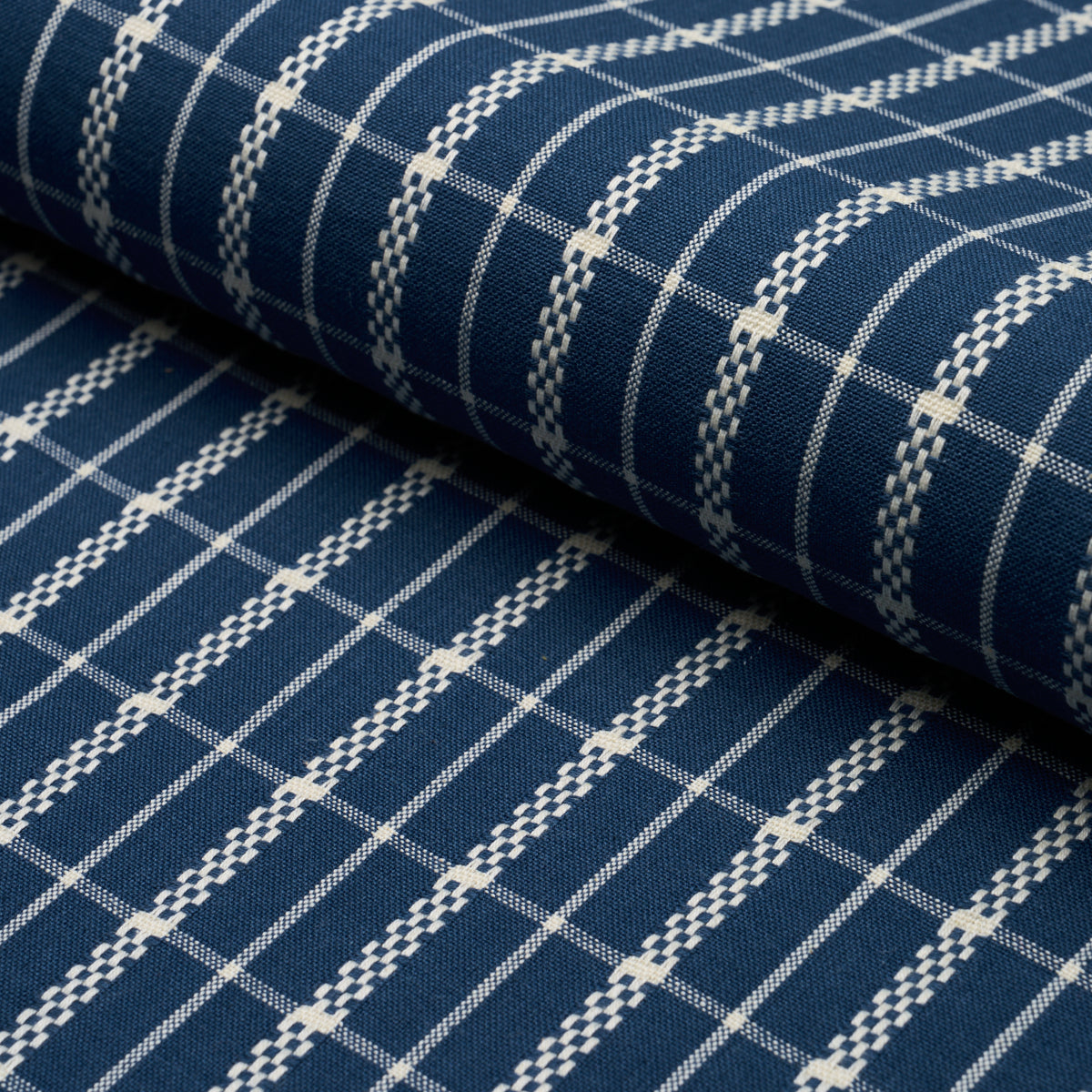 Purchase 84681 | Boyd Check, Indigo - Schumacher Fabric