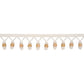 Purchase 84700 | Wooden Ball Fringe, Ivory - Schumacher Trim