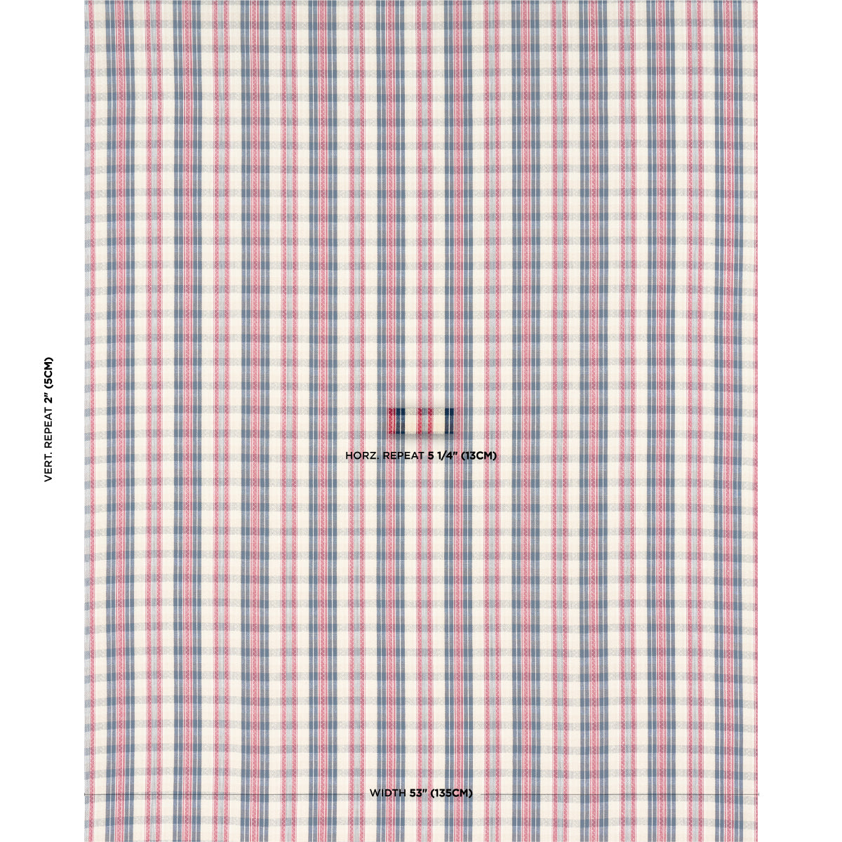 Purchase 84720 | Fonda Hand Woven Plaid, Rouge & Navy - Schumacher Fabric