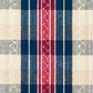 Purchase 84720 | Fonda Hand Woven Plaid, Rouge & Navy - Schumacher Fabric