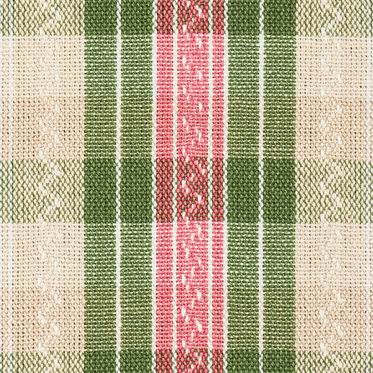 Purchase 84721 | Fonda Hand Woven Plaid, Petal & Leaf - Schumacher Fabric