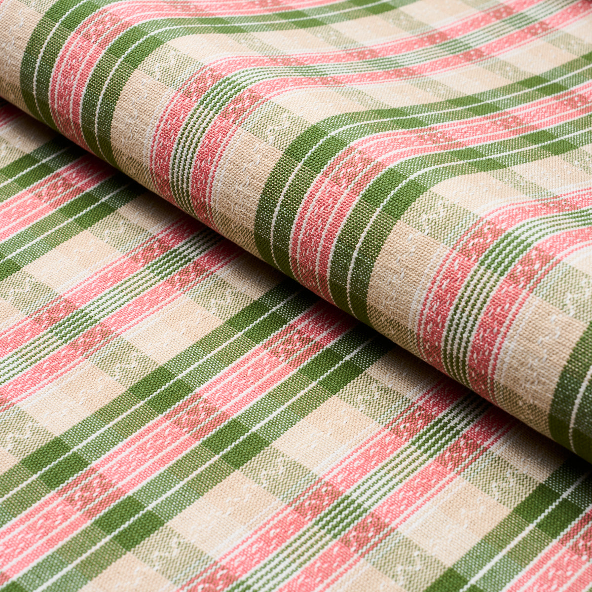 Purchase 84721 | Fonda Hand Woven Plaid, Petal & Leaf - Schumacher Fabric