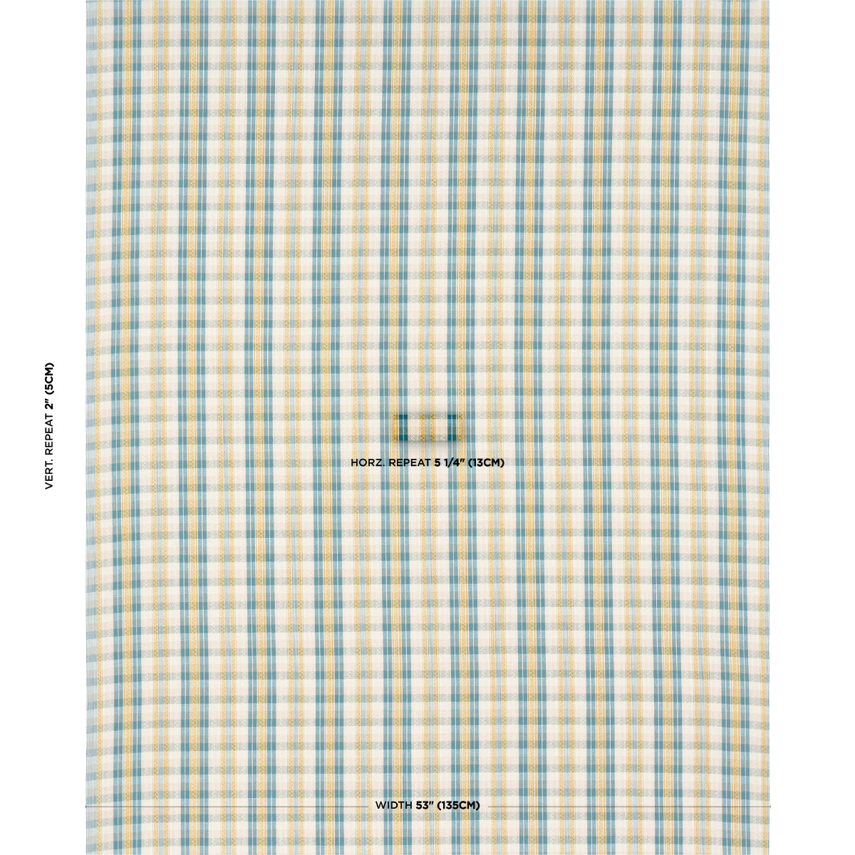 Purchase 84722 | Fonda Hand Woven Plaid, Teal & Citron - Schumacher Fabric