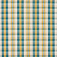 Purchase 84722 | Fonda Hand Woven Plaid, Teal & Citron - Schumacher Fabric