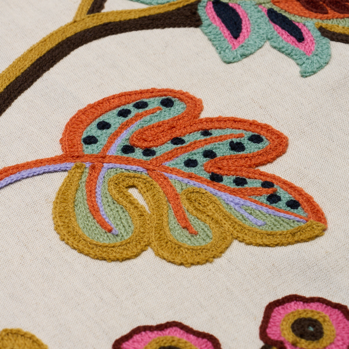 Purchase 84750 | Loulou Embroidery, Jewel - Schumacher Fabric