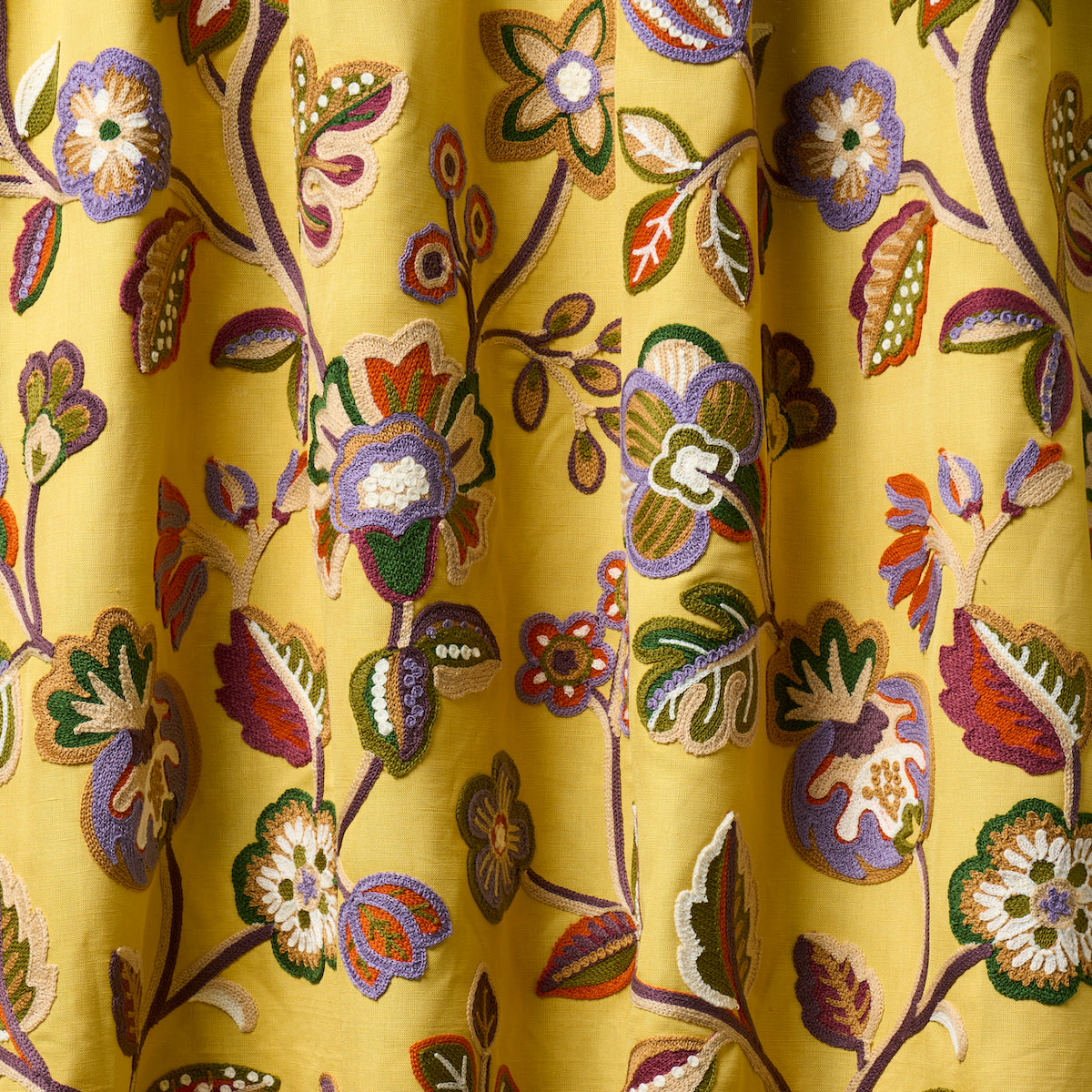 Purchase 84751 | Loulou Embroidery, Marigold - Schumacher Fabric