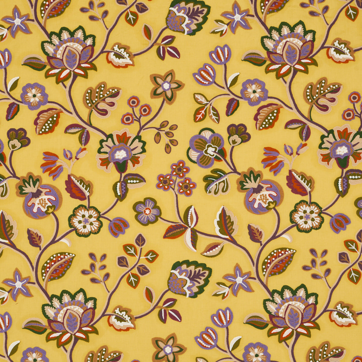 Purchase 84751 | Loulou Embroidery, Marigold - Schumacher Fabric