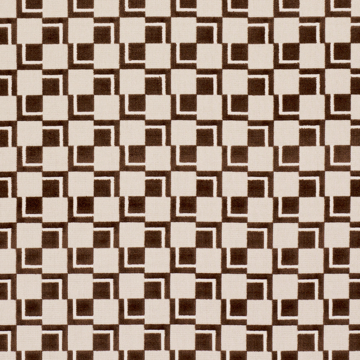 Purchase 84801 | Edison Velvet, Chestnut - Schumacher Fabric