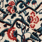 Purchase 84821 | Jacobean Garden Velvet, Cinnabar & Peacock - Schumacher Fabric