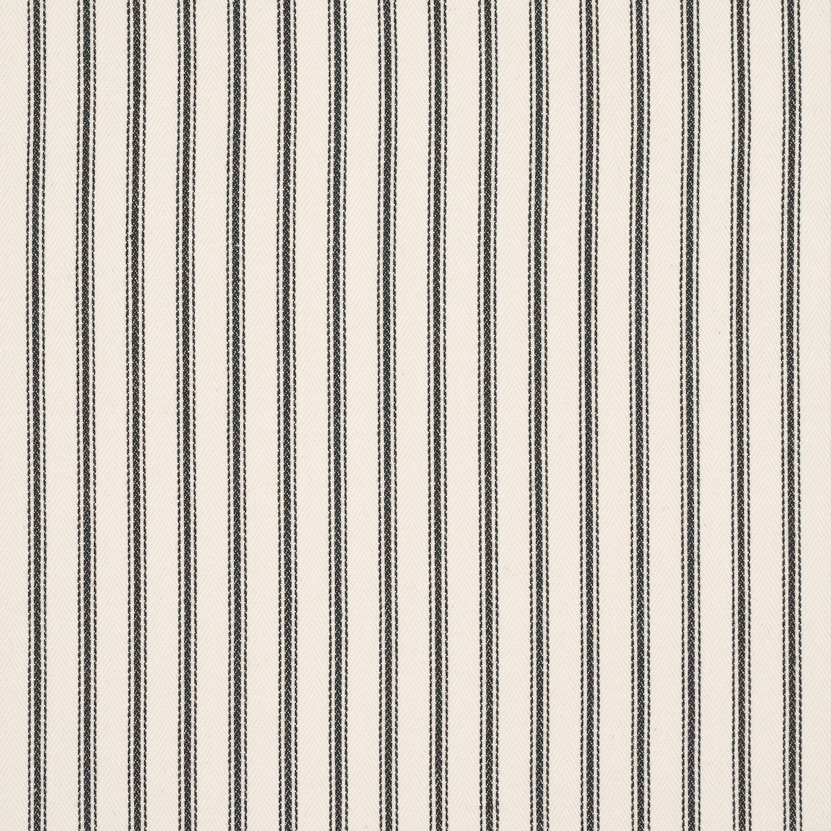 Purchase 84860 | Griffin Ticking Stripe, Black & White - Schumacher Fabric