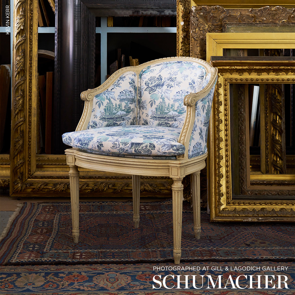 Purchase 84880 | Jardin De Louis, Delft - Schumacher Fabric