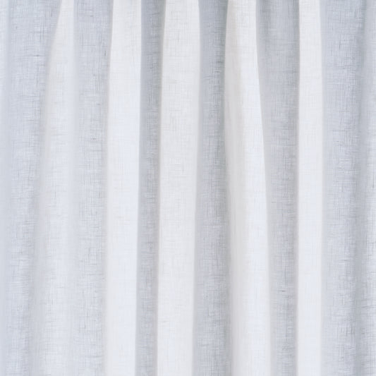 Purchase 84932 | Leslie Stonewashed Sheer, White - Schumacher Fabric