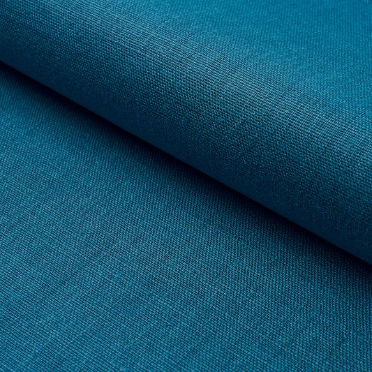 Purchase 84963 | Leo Glazed Linen, Peacock - Schumacher Fabric