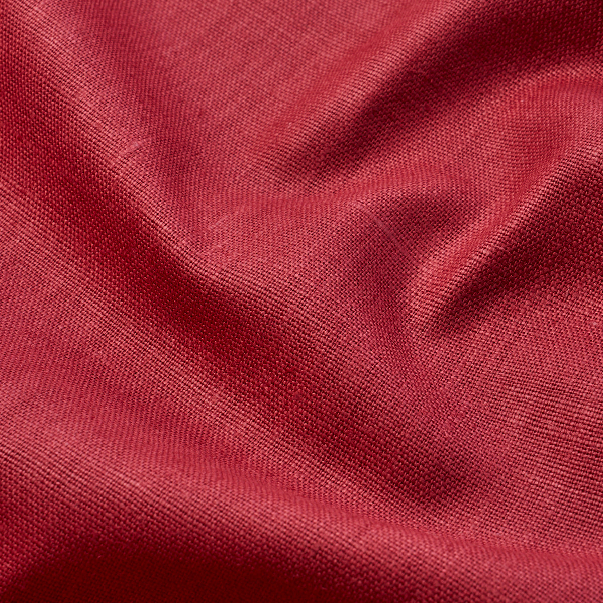 Purchase 84967 | Leo Glazed Linen, Red - Schumacher Fabric