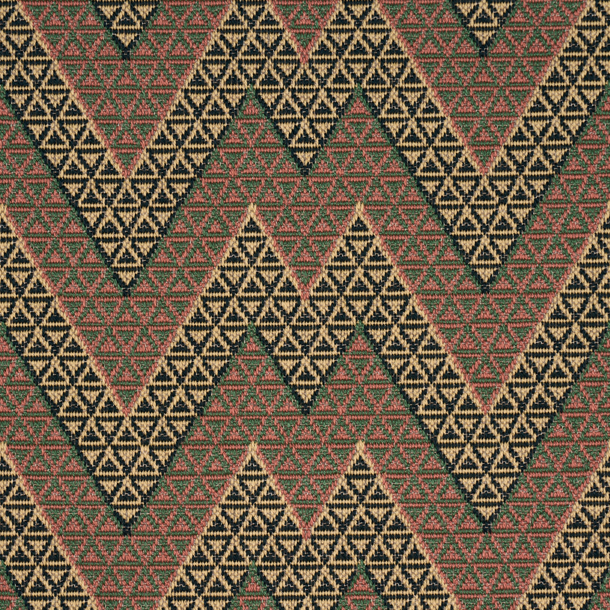 Purchase 84970 | Alpine Peaks Chevron, Terracotta Desert - Schumacher Fabric